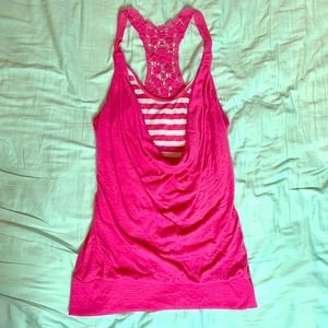 No Boundaries Pink Tank